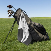 John Jack Kennedy President Witte Huis Golfhanddoek (Groen)