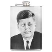 John Jack Kennedy President Witte Huis Heupfles (Voorkant)
