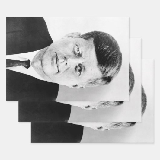 John Jack Kennedy President Witte Huis Inpakpapier Vel (Set)