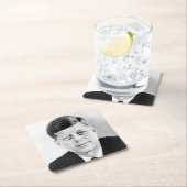 John Jack Kennedy President Witte Huis Kartonnen Onderzetters (Insitu)