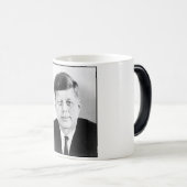 John Jack Kennedy President Witte Huis Magische Mok (Voorkant rechts)