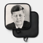John Jack Kennedy President Witte Huis Pannenlap (Voorkant / Achterkant)