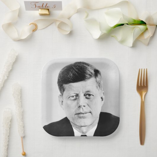 John Jack Kennedy President Witte Huis Papieren Bordje (Huwelijk)
