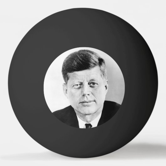John Jack Kennedy President Witte Huis Pingpongbal (Voorkant)