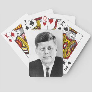 John Jack Kennedy President Witte Huis Pokerkaarten