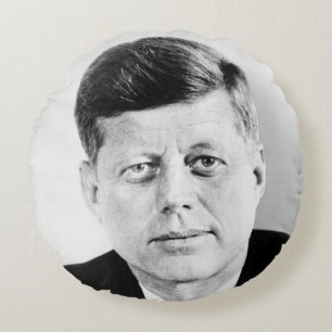 John Jack Kennedy President Witte Huis Rond Kussen