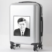John Jack Kennedy President Witte Huis Sticker (Koffer)