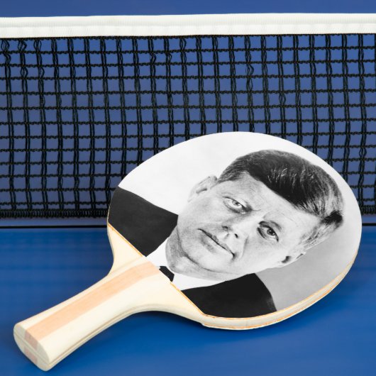 John Jack Kennedy President Witte Huis Tafeltennisbatje (Insitu)