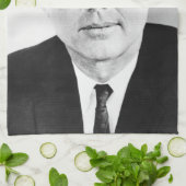 John Jack Kennedy President Witte Huis Theedoek (Gevouwen)