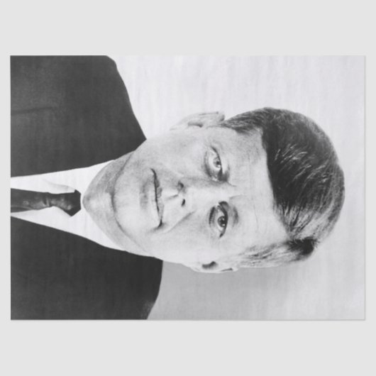 John Jack Kennedy President Witte Huis Tissuepapier (Voorkant)