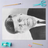 John Jack Kennedy President Witte Huis Tissuepapier (Craft)