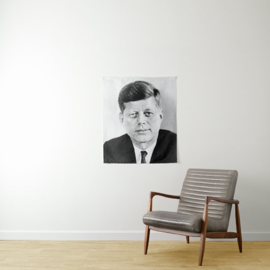 John Jack Kennedy President Witte Huis Wandkleed (In situ)