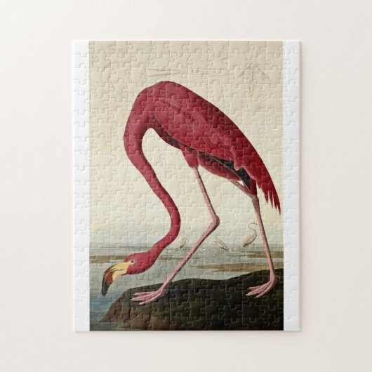 John James Audubon - American Flamingo Legpuzzel (Verticaal)