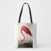 John James Audubon, American Flamingo; Tote Bag (Voorkant)