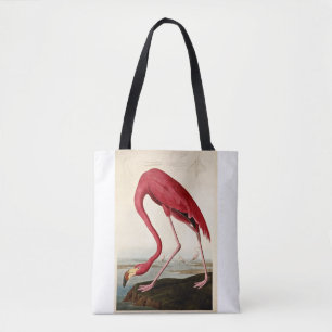 John James Audubon, American Flamingo; Tote Bag