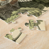 John James Audubon American Robin Painting Gift Legpuzzel (Zijkant)