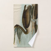 John James Audubon Brown Pelican Artwork schildere Bad Handdoek (Handdoek)