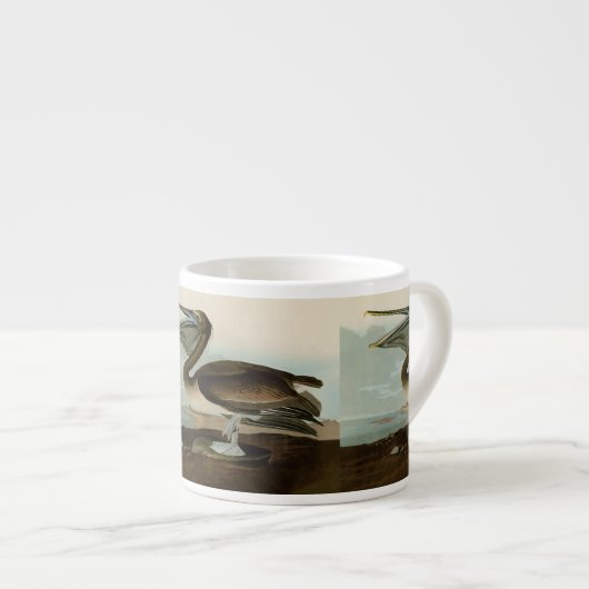 John James Audubon Brown Pelican Artwork schildere Espresso Kop (Voorkant rechts)