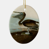 John James Audubon Brown Pelican Artwork schildere Keramisch Ornament (Rechts)