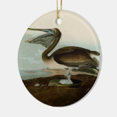 John James Audubon Brown Pelican Artwork schildere Keramisch Ornament (Links)