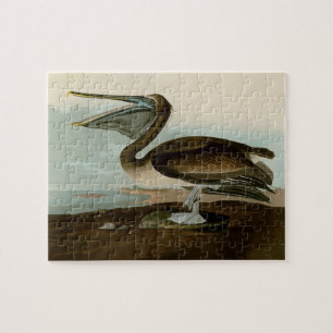 John James Audubon Brown Pelican Artwork schildere Legpuzzel
