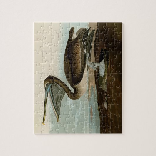 John James Audubon Brown Pelican Artwork schildere Legpuzzel (Verticaal)