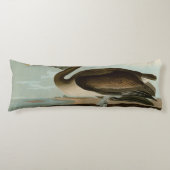 John James Audubon Brown Pelican Artwork schildere Lichaamskussen (Voorkant)