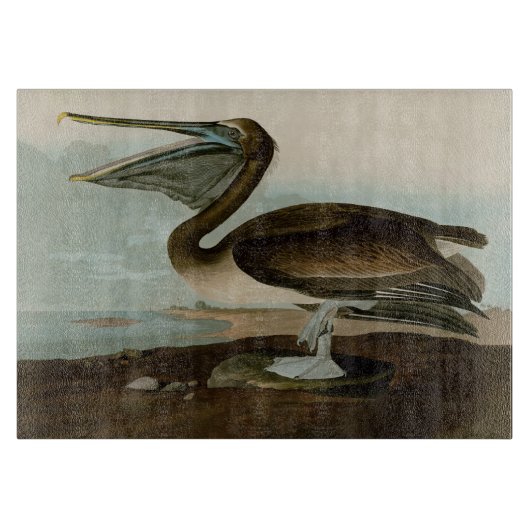 John James Audubon Brown Pelican Artwork schildere Snijplank (Voorkant)