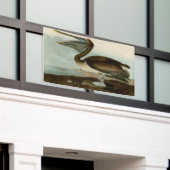 John James Audubon Brown Pelican Artwork schildere Spandoek (Buitenkant Gebouw)