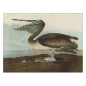 John James Audubon Brown Pelican Artwork schildere Tafelkleed (Voorkant (Horizontaal))