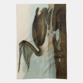 John James Audubon Brown Pelican Artwork schildere Theedoek (Verticaal)