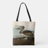 John James Audubon Brown Pelican Artwork schildere Tote Bag (Achterkant)