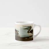 John James Audubon Bruine Pelikaan Kunstwerk Schil Espresso Kop (Rechts)