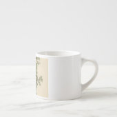 John James Audubon Cedar Waxwing Vogelprint Espresso Kop (Rechts)