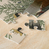 John James Audubon Cedar Waxwing Vogelprint Legpuzzel (Zijkant)