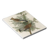 John James Audubon Cedar Waxwing Vogelprint Notitieblok (Schuin)
