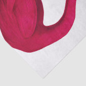 John James Audubon Flamingo Pink Artwork Decoupage Tissuepapier (Detail)