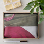 John James Audubon Flamingo Pink Artwork Decoupage Tissuepapier (Geschenk)