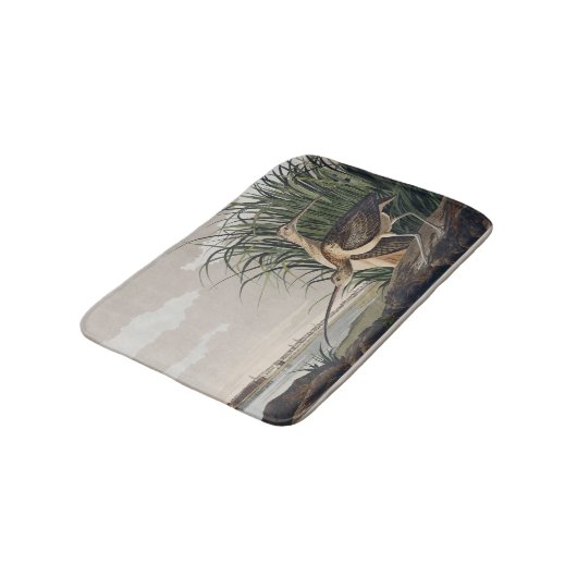 John James Audubon Long-Billed Curlew Bird Badmat (Gekanteld)