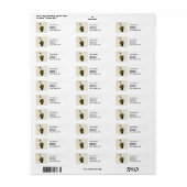 John James Audubon Marsh Wren Vogelprint Etiket (Full Sheet)