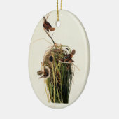 John James Audubon Marsh Wren Vogelprint Keramisch Ornament (Links)