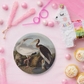 John James Audubon White Ibis Bird Print Classic Papieren Bordje (Feest)