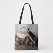 John James Audubon White Ibis Bird Print Classic Tote Bag (Voorkant)
