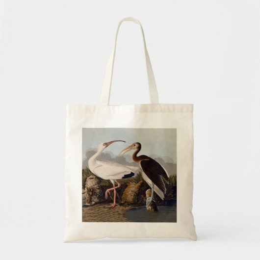 John James Audubon White Ibis Bird Print Classic Tote Bag (Voorkant)