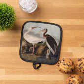 John James Audubon Witte Ibis Vogelprint Klassieke Pannenlap (Top down)