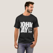 John Jay Bloodhounds Icon officieel gelicentieerd T-shirt (Voorkant volledig)