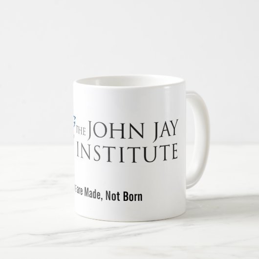 John Jay Institute Logo Coffee Mok (Voorkant rechts)