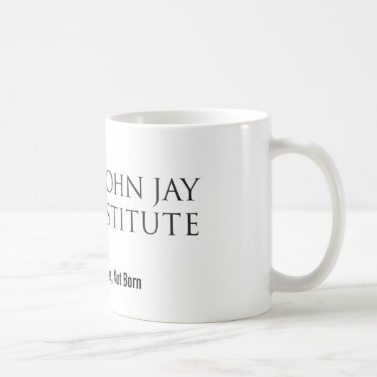 John Jay Institute Logo Coffee Mok (Rechts)