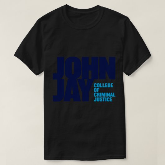 John Jay Strafrechter T-shirt (Design voorkant)
