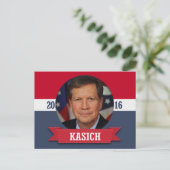 JOHN KASICH 2016 BRIEFKAART (Staand voorkant)
